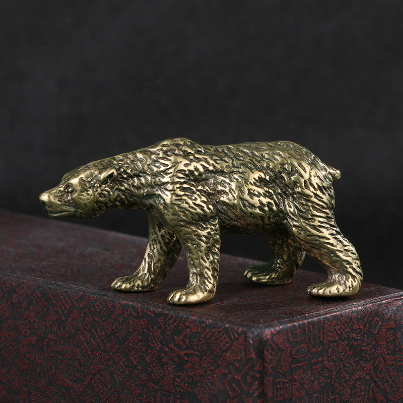1PC Vintage Solid Brass Bear S – Vintage Collectible Bears Bewertung und Preis
