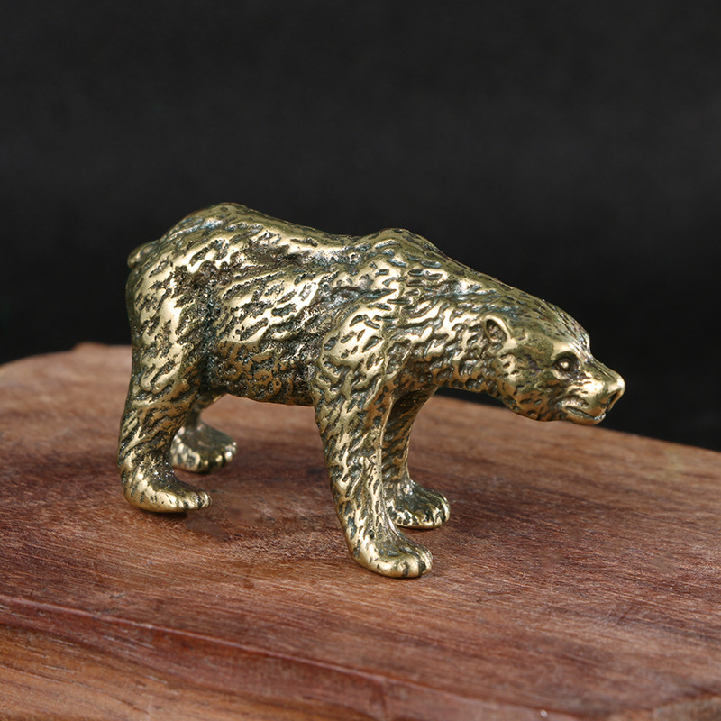 1PC Vintage Solid Brass Bear S – Vintage Collectible Bears Bewertung und Preis