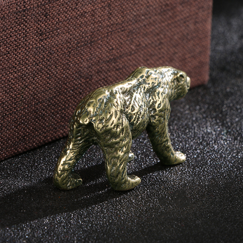 1PC Vintage Solid Brass Bear S – Vintage Collectible Bears Bewertung und Preis