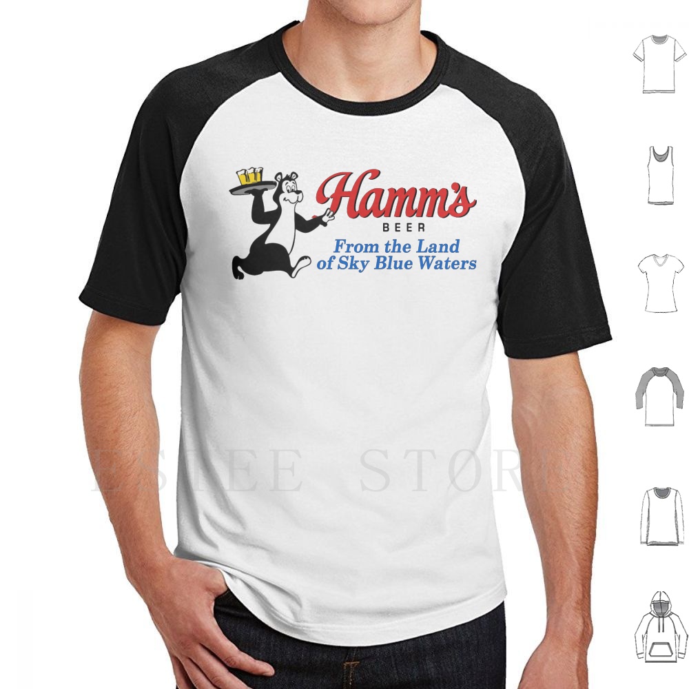 Hamm's Beer Bear Design T Shir – Vintage Collectible Bears Bewertung und Preis