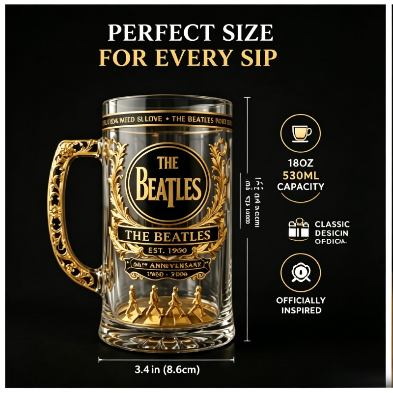 The  Beatles 66th Anniversary  – Vintage Collectible Glass Bewertung und Preis