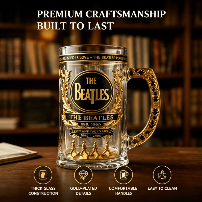 The  Beatles 66th Anniversary  – Vintage Collectible Glass Bewertung und Preis