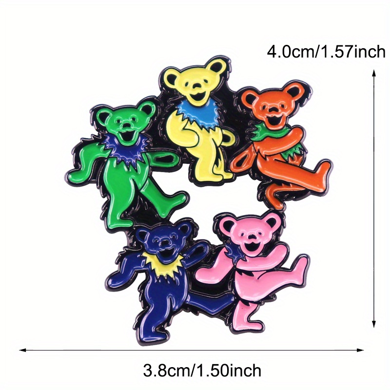 Dancing Bears Enamel Pin Rock  – Vintage Collectible Bears Bewertung und Preis