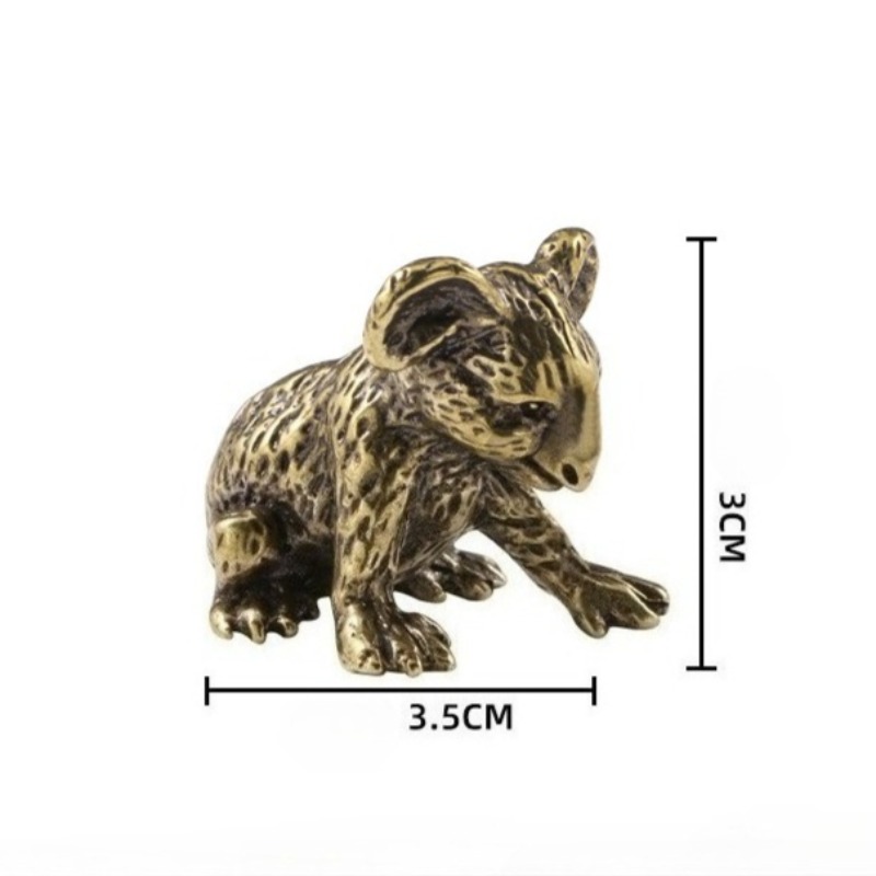 1 PC Vintage Hand Carved Brass – Vintage Collectible Bears Bewertung und Preis