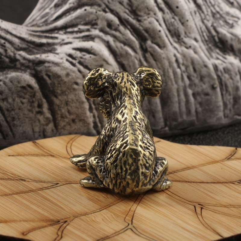 1 PC Vintage Hand Carved Brass – Vintage Collectible Bears Bewertung und Preis