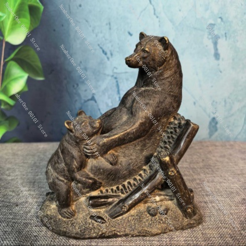 Antique Bronze Bear Ornament V – Vintage Collectible Bears Bewertung und Preis