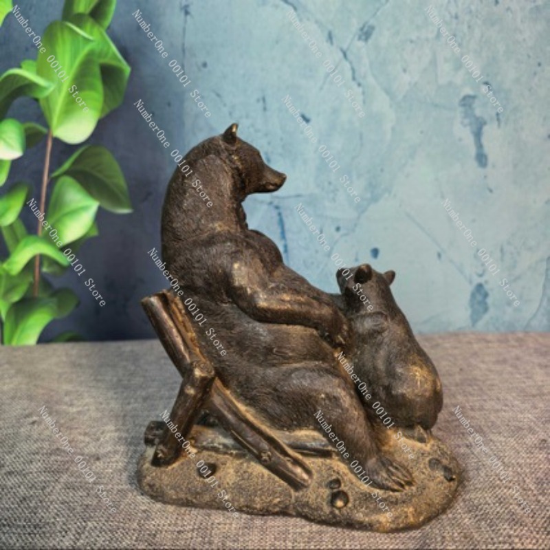 Antique Bronze Bear Ornament V – Vintage Collectible Bears Bewertung und Preis