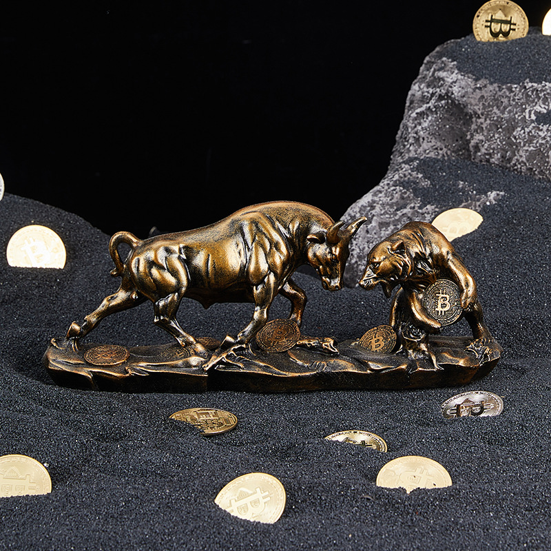 Feng Shui Bear Bull Statue Col – Vintage Collectible Bears Bewertung und Preis