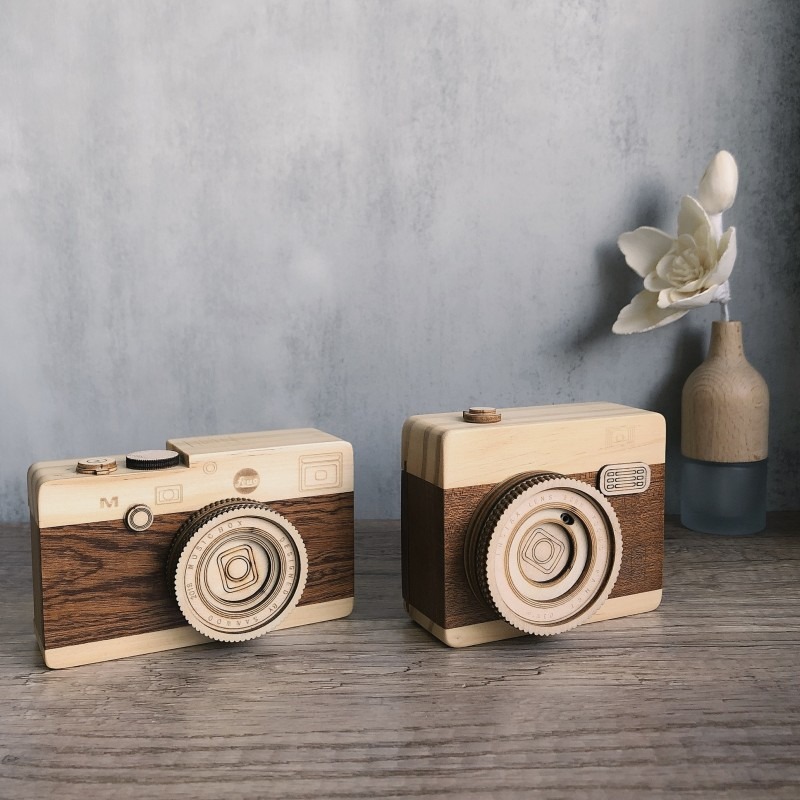 Vintage Wooden Camera Music Bo – Collectible Vintage Cameras Bewertung und Preis
