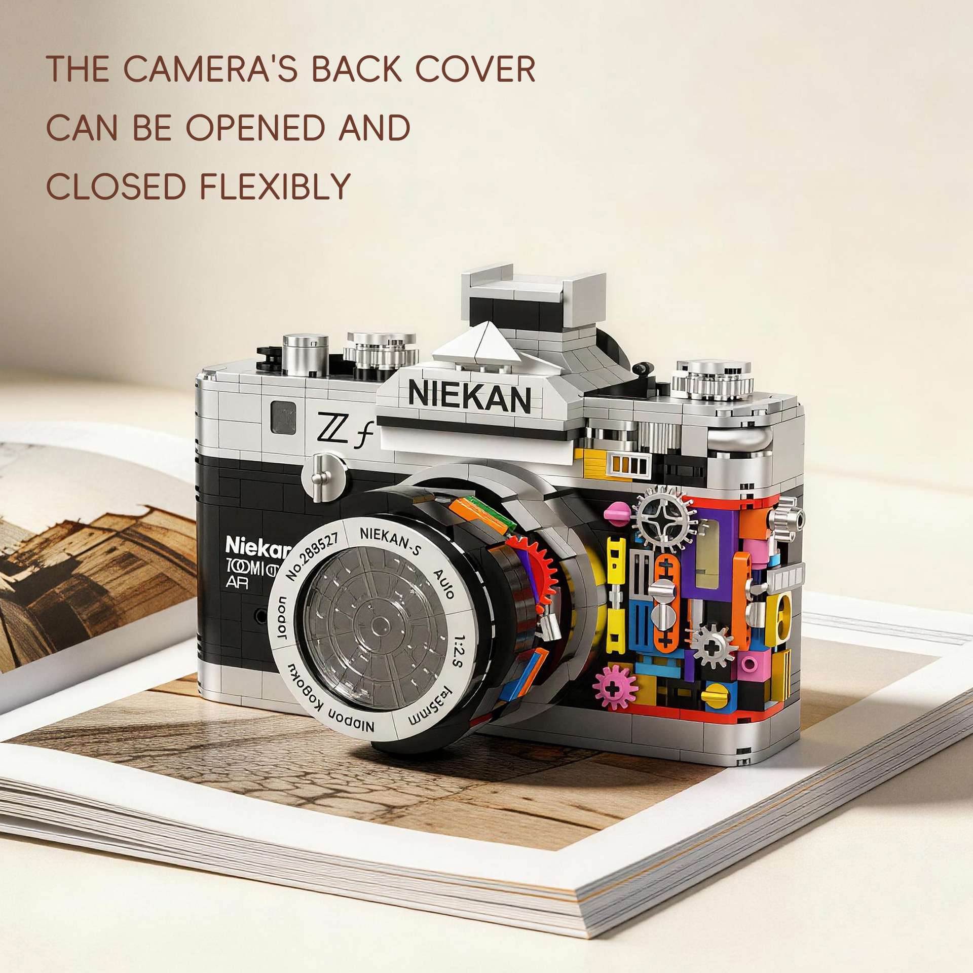 865PCS Retro Camera Building B – Collectible Vintage Cameras Bewertung und Preis