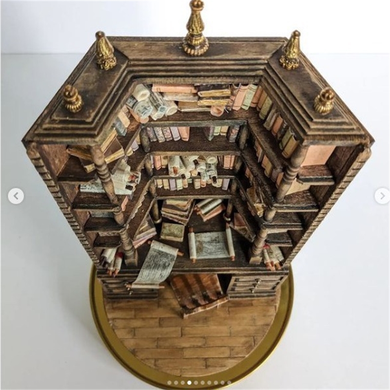 Miniature Bookcase Bookshelf D – Vintage Collectible Glass Bewertung und Preis