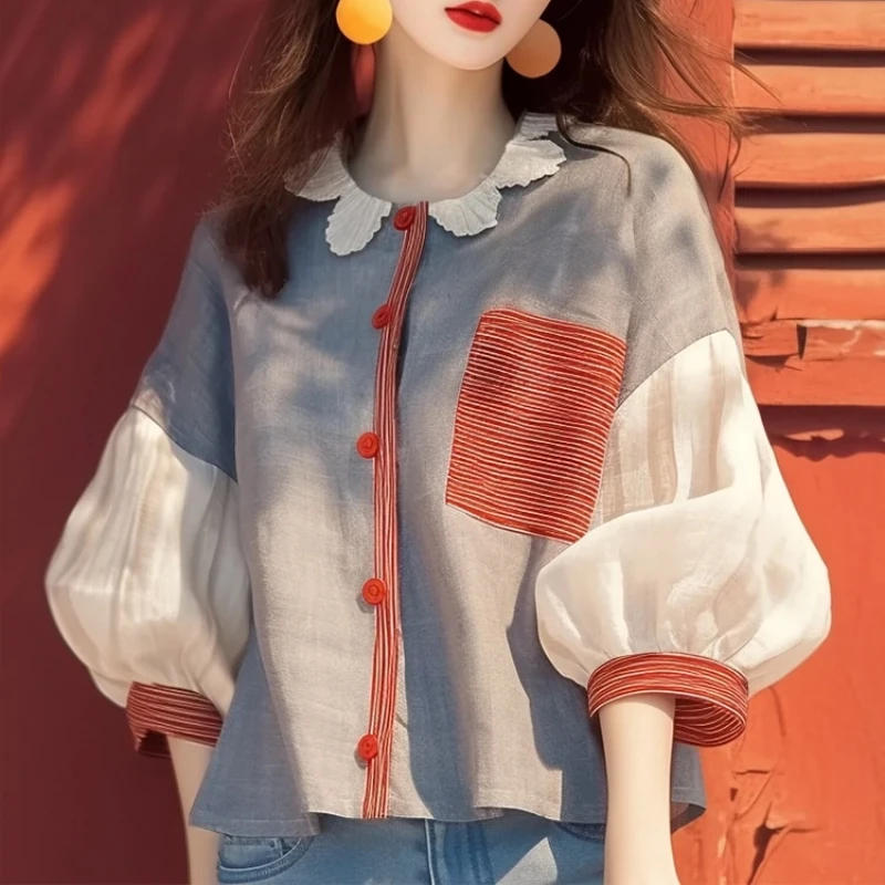 Chiffon Vintage Women's Shirt  – Vintage Collectible Buttons Bewertung und Preis