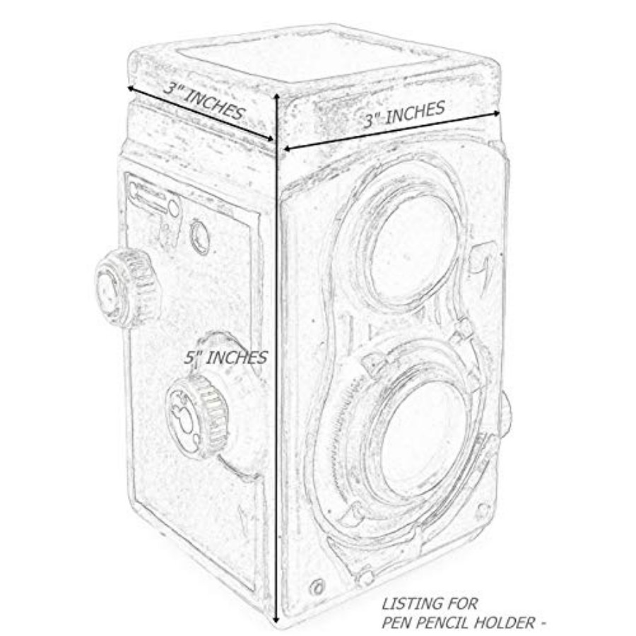 21390 Camera Pen Pencil Holder – Collectible Vintage Cameras Bewertung und Preis